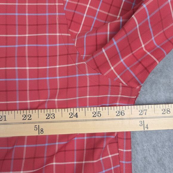 Brooks Brothers Shirt Mens Size XL Non Iron Supima Cotton Red Plaid Button Down - Picture 9 of 11